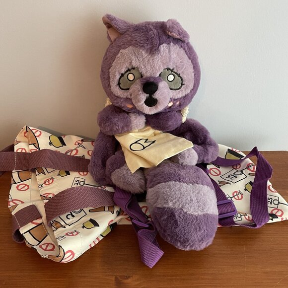 Plushie Dreadfuls Klepto Raccoon Plush Backpack - Picture 1 of 6